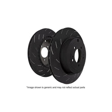 Load image into Gallery viewer, EBC Racing SG7794 / EBC-SG7794 Rear Brake Discs for Kia Stinger GT 3.3 Twin Turbo 2017-on - SG Swept Groove Rear Rotors - For Factory Brembo Calipers - Matches EBC Two-Piece Floating Front Discs
