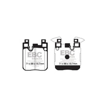 Load image into Gallery viewer, EBC PD12KR257 BMW Redstuff Rear Brake Pad &amp; GD Disc Kit - Brembo Caliper
