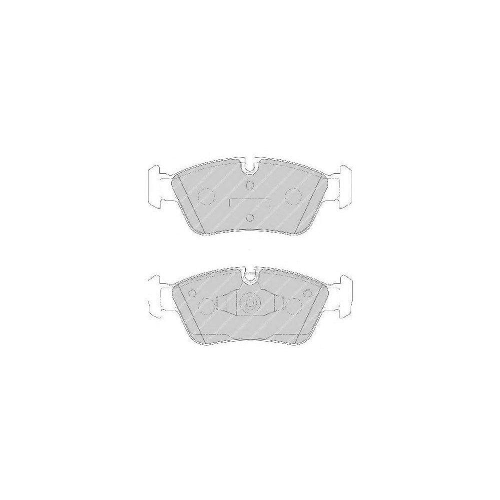 Ferodo SL FSL1751 Brake Pad Set for BMW 1 Series E87 & 3 Series E90 ATE Calipers - Prepared for Wear Indicator, with Piston Clip