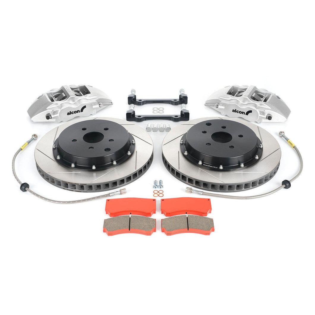 Paragon Alcon Rear Mono 4 Big Brake Kit for BMW 5 Series GT (F07) 2011-2016 | 4-Piston Calipers, 2-Piece Rotors | Direct Bolt-On | Part No PBK.51.157.380.320.FN.01.0x.Px.R