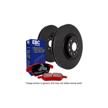 Load image into Gallery viewer, EBC PD02KF062 Audi Seat Skoda VW Redstuff Front Brake Pad &amp; Plain Disc Kit - ATE/TRW Caliper
