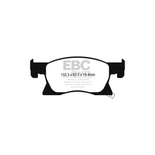 Load image into Gallery viewer, EBC PD13KF860 Opel Vauxhall Astra K Yellowstuff Front Brake Pad &amp; GD Disc Kit - TRW Caliper
