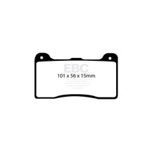 Load image into Gallery viewer, EBC Racing RP-X DP8039RPX Front Brake Pads - Fits StopTech ST-42 (ST42) &amp; Wilwood Dynalite/Dynapro/Midilite Calipers - Track/Race Only
