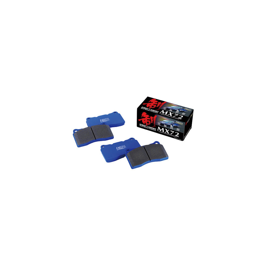 Endless MX72-EIP127 Audi BMW Lamborghini MX72 Rear Sport Brake Pads for Road Use