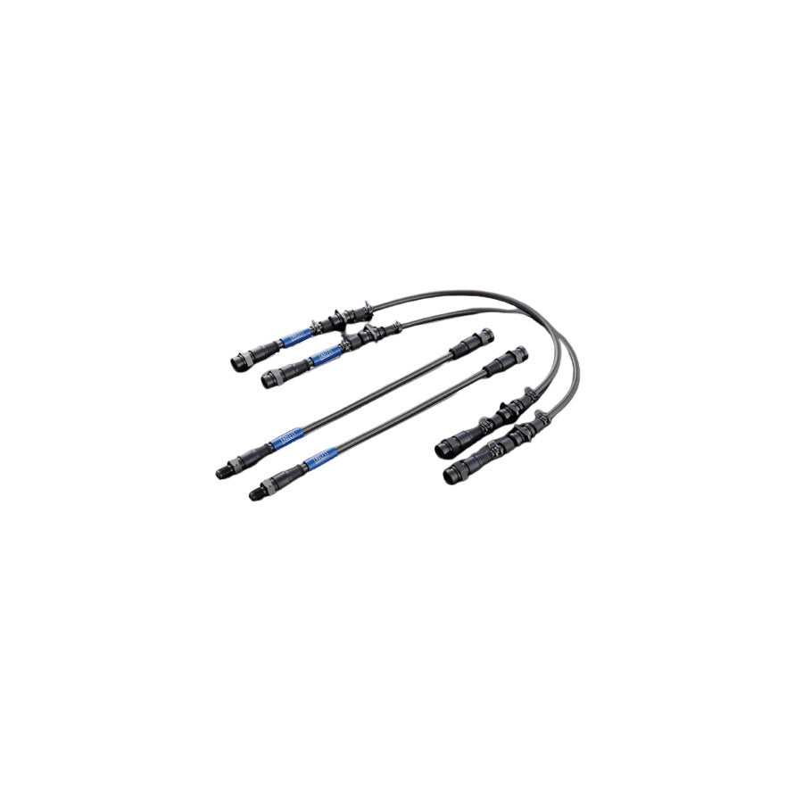 Endless EIB230SS BMW E60 M5 Stainless Steel Braided Brake Lines Kit (2005-2010) Front & Rear Swivel Steel Hoses
