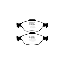 Load image into Gallery viewer, EBC PD11KF805 Toyota Yaris Front Brake Pad &amp; Disc Kit - Greenstuff 2000 Pads + GD Grooved &amp; Dimpled 258mm Discs - ATE Caliper Fit - XP90/XP130 2005-2020
