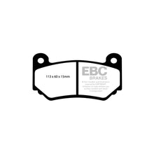 Load image into Gallery viewer, EBC PD13KF342 Yellowstuff Front Brake Pads &amp; GD Slotted Dimpled Discs Kit 304mm for MG TF 135/160, MG F Trophy 160 &amp; GTM Libra (Girling/TRW Caliper)
