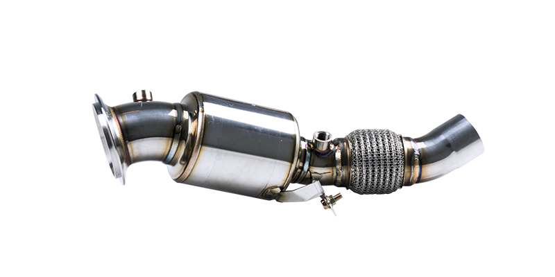 Stone Exhaust Eddy Catalytic Downpipe for BMW 5 Series N20 (F10/F11 2010-2017) 520i 528i - High-Flow Catted Sports Cat, Euro 6 Compliant & MOT Friendly, SUS304, Direct Fit - A206E
