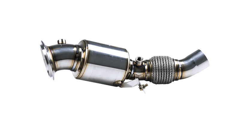 Stone Exhaust Eddy Catalytic Catted Downpipe for BMW F10/F11 5 Series 520i 528i (N26) – High-Flow Sports Cat, Euro 6 Compliant, Direct Bolt-On, No CEL – A206NE