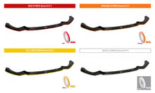 Load image into Gallery viewer, Maxton Design Gloss Black Front Splitter / Front Lip Spoiler for BMW 5 Series E60/E61 Pre-LCI (Preface) 2003-2007 | ABS | Saloon &amp; Touring | Standard Front Bumper
