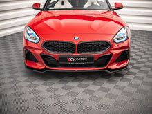 Load image into Gallery viewer, BMW Z4 G29 M Sport (M Pack) 2018+ Front Splitter / Front Bumper Lip Spoiler, Gloss Black - Maxton Design V.2
