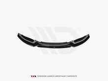 Load image into Gallery viewer, Maxton Design Gloss Black Front Splitter V.1 for BMW 1 Series E82 Coupe Facelift LCI M Sport (2007-2013) Front Bumper Lip Spoiler
