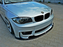 Load image into Gallery viewer, Maxton Design Gloss Black Front Splitter / Front Lip for BMW 1 Series E87 (2004-2008) M Sport/M-Tech/M-Design | ABS | Pre-LCI
