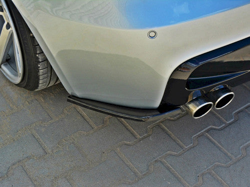 Maxton Design Gloss Black Rear Side Splitters for BMW 1 Series E87 Hatchback (2004-2008) - Rear Bumper Extensions - Fits Standard, M Sport & M Performance