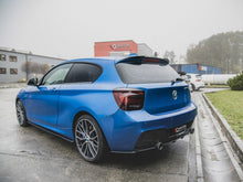 Load image into Gallery viewer, Genuine Maxton Design Racing Durability Rear Side Splitters / Rear Spats (Rear Bumper Extensions) for BMW 1 Series M135i F20 2011-2015 - Matte Black 10mm ABS
