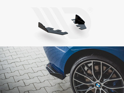 Maxton Design Gloss Black Rear Side Flaps (Rear Spats) for BMW 1 Series F20 M135i (2011–2015) – Requires BM1F20MCNC-RS1