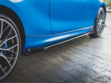 Load image into Gallery viewer, Maxton Design Black + Gloss Flaps Racing Durability Side Skirts Diffusers (+Flaps) BMW 1 F21 M135I / M140I / M-Pack (2011-2019)

