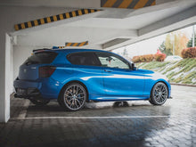 Load image into Gallery viewer, Maxton Design Black + Gloss Flaps Racing Durability Side Skirts Diffusers (+Flaps) BMW 1 F21 M135I / M140I / M-Pack (2011-2019)
