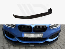 Load image into Gallery viewer, Maxton Design V2 Front Racing Splitter for BMW 1 Series F20/F21 M Sport LCI Facelift 2015-2019 Front Lip Spoiler Bumper Lip (Fits M135i M140i)
