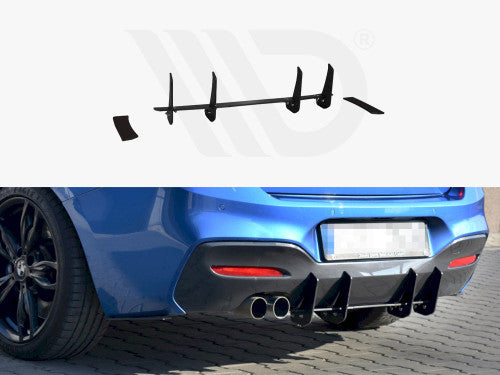 Maxton Design BMW 1 Series F20/F21 M Sport Facelift Rear Diffuser V.1 (2015–2019) – ABS – Fits F20 5-Door & F21 3-Door Hatchback