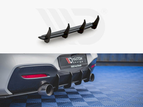 Maxton Design Rear Diffuser V3 for BMW M140i (2016-2019) F20 F21 – Racing Durability 10mm ABS – Matte Black