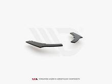 Load image into Gallery viewer, Maxton Design Black Racing Durability Rear Side Splitters V2 BMW 1 F20 M140I (2017-2019)
