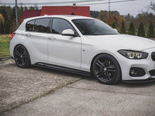 Load image into Gallery viewer, Maxton Design Black Racing Durability Side Skirts Diffusers V2 BMW 1 F20 M135I / M140I / M-Pack (2011-2019)
