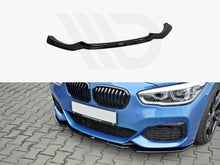 Load image into Gallery viewer, Maxton Design Gloss Black Front Splitter V.1 BMW 1 F20/F21 M-Power Facelift (2015-2019)
