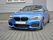 Load image into Gallery viewer, Maxton Design Gloss Black Front Splitter V.2 BMW 1 F20/F21 M-Power Facelift (2015-2019)
