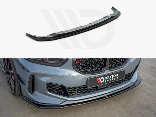 Maxton Design Gloss Black Front Splitter V.1 BMW 1 Series F40 M135I /M-Sport (2019-)
