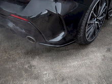 Load image into Gallery viewer, Maxton Design Gloss Black Rear Side Splitters V2 for BMW 1 Series F40 M135i &amp; M Sport (2019+) - Rear Spats/Side Extensions Pair
