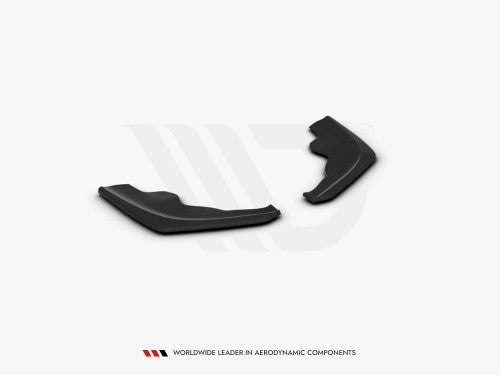 Maxton Design Gloss Black Rear Side Splitters V2 for BMW 1 Series F40 M Sport (2019-on) Rear Spats