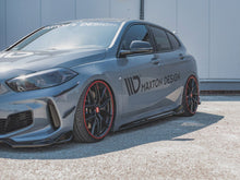 Load image into Gallery viewer, Maxton Design V3 Gloss Black Side Skirt Extensions (Diffusers) for BMW 1 Series F40 M135i &amp; M Sport (2019-On)
