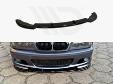 Load image into Gallery viewer, Maxton Design Gloss Black Front Splitter / Front Lip for BMW 3 Series E46 Coupe (1999-2003) M Pack / M Sport Front Bumper
