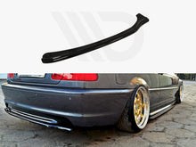 Load image into Gallery viewer, Maxton Design Gloss Black Central Rear Splitter for BMW 3 Series E46 Coupe 1999-2003 M Sport M Pack (Without Vertical Bars) Rear Lip Diffuser ABS
