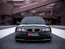 Load image into Gallery viewer, Maxton Design Gloss Black Front Splitter / Bumper Lip Spoiler for BMW 3 Series E46 Saloon (Sedan) Facelift 2001-2007
