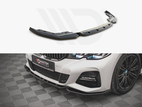 Maxton Design Gloss Black Front Splitter V.5 BMW 3 G20 / G21 M-Sport (2018-2022)