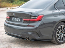 Load image into Gallery viewer, Maxton Design Gloss Black Rear Side Splitters (Rear Spats) for BMW 3 Series G20 M Sport Saloon 2019-2022
