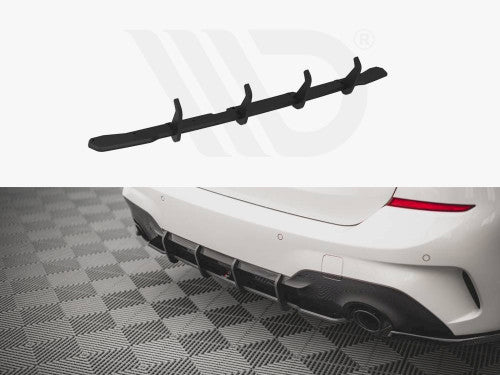 Maxton Design Street Pro Rear Diffuser - BMW 3 Series G20/G21 Saloon & Touring M Sport M-Pack (2018+) - Matte Black