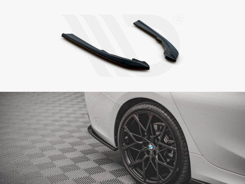 Maxton Design Gloss Black Rear Side Splitters (Rear Spats) for BMW 3 Series G20/G21 Saloon & Touring 2018-2022 | ABS Pair with Fitting Kit