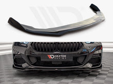 Load image into Gallery viewer, Maxton Design V.3 Gloss Black Front Splitter / Front Lip Spoiler for BMW 2 Series Gran Coupe F44 (2019+) M Sport M Pack &amp; M235i
