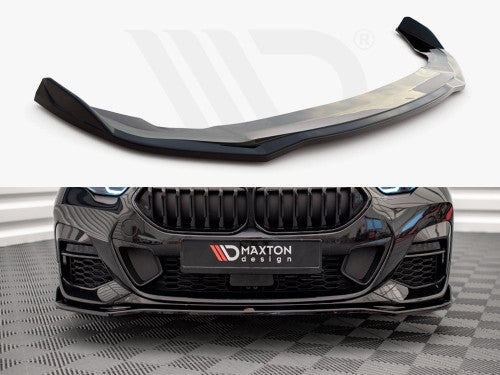 Maxton Design V.3 Gloss Black Front Splitter / Front Lip Spoiler for BMW 2 Series Gran Coupe F44 (2019+) M Sport M Pack & M235i