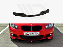 Load image into Gallery viewer, Maxton Design Gloss Black Front Splitter / Front Lip / Front Bumper Lip / Chin Spoiler for BMW 3 Series E92 Coupe M Sport/M Performance 2006-2009
