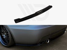 Load image into Gallery viewer, Maxton Design Gloss Black Central Rear Splitter for BMW 3 Series E92 Coupe M Sport (2006-2009) - ABS Rear Diffuser Lip
