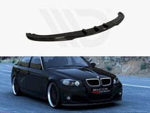 Load image into Gallery viewer, Maxton Design Gloss Black Front Splitter Front Lip Spoiler for BMW 3 Series E90 E91 LCI (Facelift) 2008-2011 Saloon &amp; Touring
