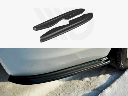 Maxton Design Gloss Black Rear Side Splitters for BMW 3 Series E90 Saloon M Sport 2004–2008 – Rear Spats/Rear Bumper Extensions, ABS Pair