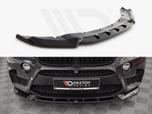 Load image into Gallery viewer, Maxton Design Front Splitter V.1 Gloss Black - BMW X5 M F85 (X5M) 2014-2018 Front Lip Spoiler / Front Bumper Lip ABS
