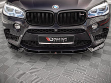 Load image into Gallery viewer, Maxton Design Front Splitter V.1 Gloss Black - BMW X5 M F85 (X5M) 2014-2018 Front Lip Spoiler / Front Bumper Lip ABS
