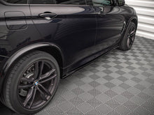 Load image into Gallery viewer, Maxton Design Gloss Black Side Skirts Diffusers for BMW X5 M (X5M) F85 2014-2018 | Side Skirt Splitters/Extensions Rocker Panel Pair
