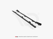 Load image into Gallery viewer, Maxton Design Street Pro Side Skirt Diffusers/Extensions with Gloss Flaps - Black - BMW 4 Series (G22) M Sport/M Pack 2020+
